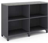 Шкаф открытый Kobor HO/2-120/60/M graphite/chicago 221808