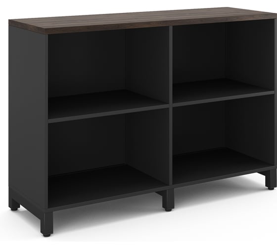 Шкаф открытый Kobor HO/2-120/60/M black/charlston 220773