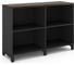 Шкаф открытый Kobor HO/2-120/60/M black/charlston 220773 1