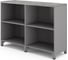 Шкаф открытый Kobor HO/2-120/60/M aluminum/chicago 221823 2