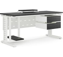 Стол компьютерный Kobor KL2-100/70 white/wood 252443