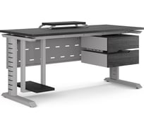 Стол компьютерный Kobor KL2-100/80 aluminum/wood 252346