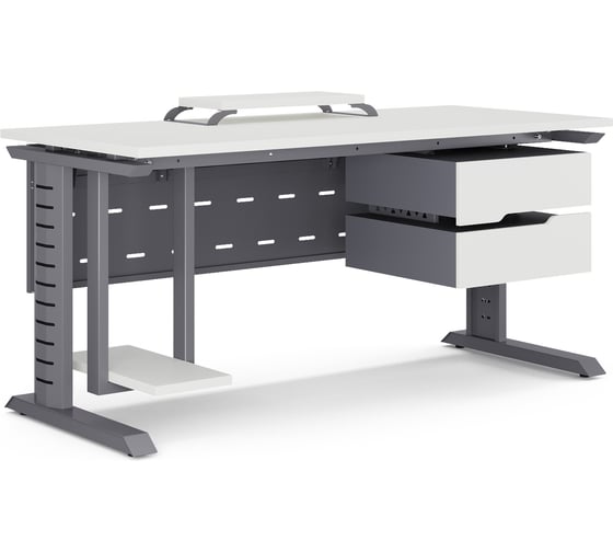 Стол компьютерный Kobor KL2-120/60 graphite/premium 252187