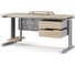 Стол компьютерный Kobor KL2-120/70 aluminum/natural 252361 2