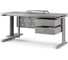 Стол компьютерный Kobor KL2-140/70 aluminum/chicago 252320 2
