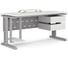Стол компьютерный Kobor KL2-140/70 aluminum/premium 252299 1