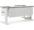 Стол компьютерный Kobor KL2-140/70 white/chicago 252424 3
