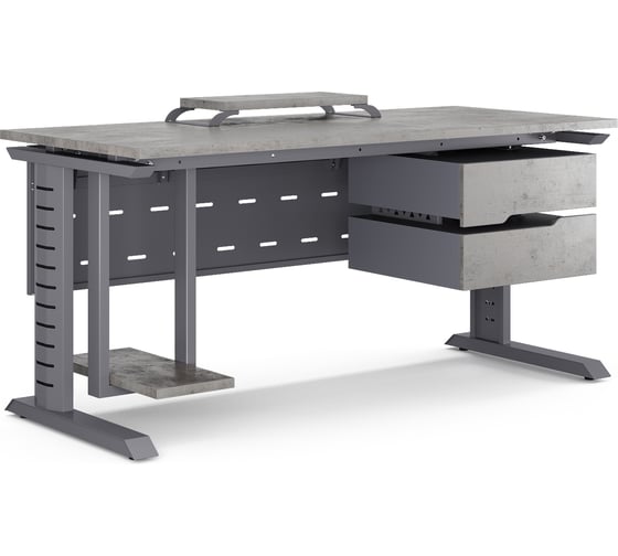 Стол компьютерный Kobor KL2-180/80 graphite/chicago 252225