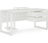 Стол компьютерный Kobor KO1-100/60 white/premium 253226