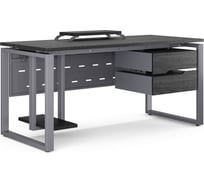 Стол компьютерный Kobor KO1-100/80 graphite/wood 253074
