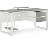 Стол компьютерный Kobor KO1-100/80 white/chicago 253261