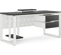 Стол компьютерный Kobor KO1-120/70 white/wood 253276