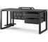 Стол компьютерный Kobor KO1-140/70 black/wood 252965 2