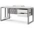 Стол компьютерный Kobor KO1-140/70 aluminum/premium 253131 2