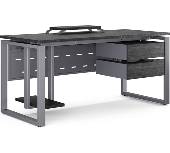 Стол компьютерный Kobor KO1-140/70 graphite/wood 253069
