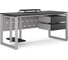 Стол компьютерный Kobor KO1-140/70 aluminum/wood 253173 1