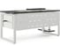 Стол компьютерный Kobor KO1-140/70 white/wood 253277 3