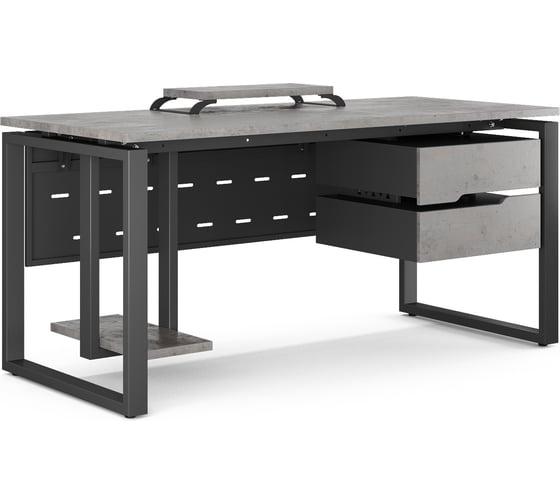 Стол компьютерный Kobor KO1-160/60 black/chicago 252938