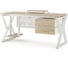 Стол компьютерный Kobor KW-140/70 white/natural 251634 2