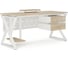 Стол компьютерный Kobor KW-140/70 white/natural 251634 3
