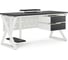 Стол компьютерный Kobor KW-140/70 white/wood 251613 3