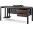Стол компьютерный Kobor KP-160/80 black/charlston 250103 4