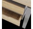 Стол компьютерный Kobor KP-120/70 aluminum/natural 250281 5