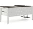 Стол компьютерный Kobor KP-140/70 white/charlston 250407 3