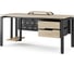 Стол компьютерный Kobor KP-140/70 black/natural 250074 4