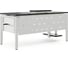Стол компьютерный Kobor KP-140/70 white/wood 250365 3