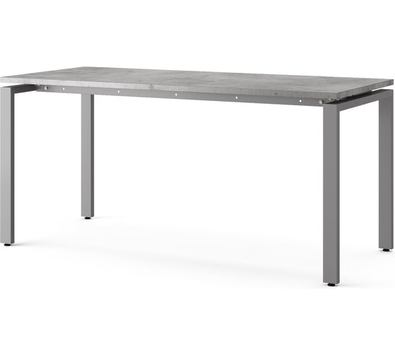 Стол компьютерный Kobor KP-120/80 aluminum/chicago 250246