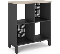 Стеллажная система Kobor SQ-2Х2 black/natural 220385