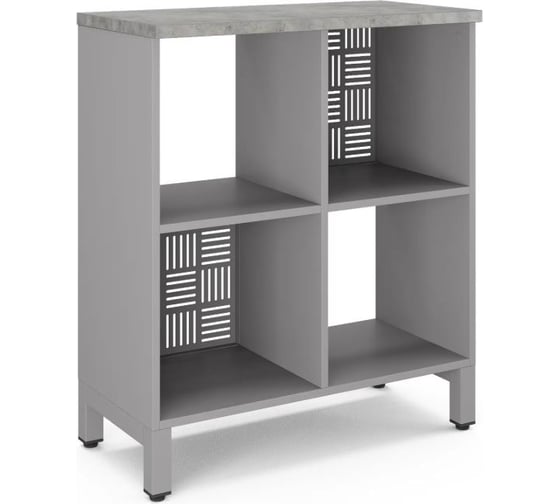 Стеллажная система Kobor SQ-2Х2 aluminum/chicago 221503