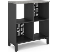 Стеллажная система Kobor SQ-2Х2 black/chicago 221499