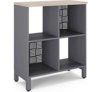 Стеллажная система Kobor SQ-2Х2 graphite/natural 220388