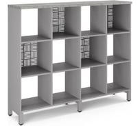 Стеллажная система Kobor SQ-3Х4 aluminum/chicago 221511