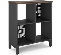 Стеллажная система Kobor SQ-2Х2 black/charlston 220386