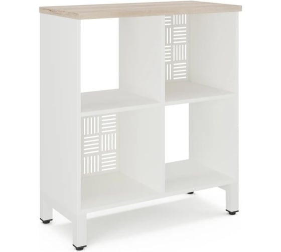 Стеллажная система Kobor SQ-2Х2 white/natural 220394