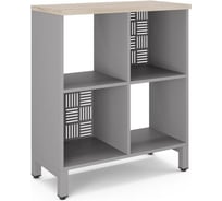 Стеллажная система Kobor SQ-2Х2 aluminum/natural 220391