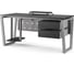 Стол компьютерный Kobor KOTR-80/70 aluminum/wood 254418 4