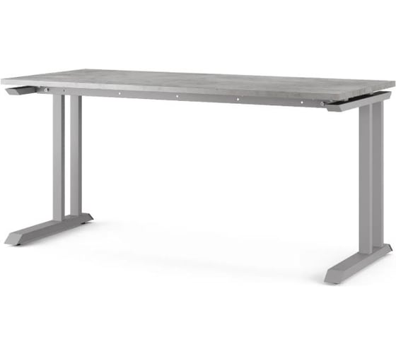 Стол компьютерный Kobor KL1-160/60 aluminum/chicago 251898