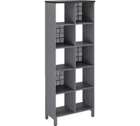 Стеллажная система Kobor SQ-5X2 graphite/wood 221551