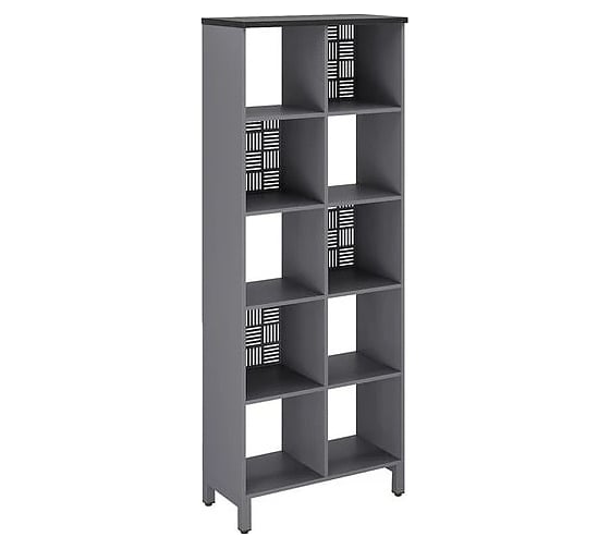 Стеллажная система Kobor SQ-5X2 graphite/wood 221551