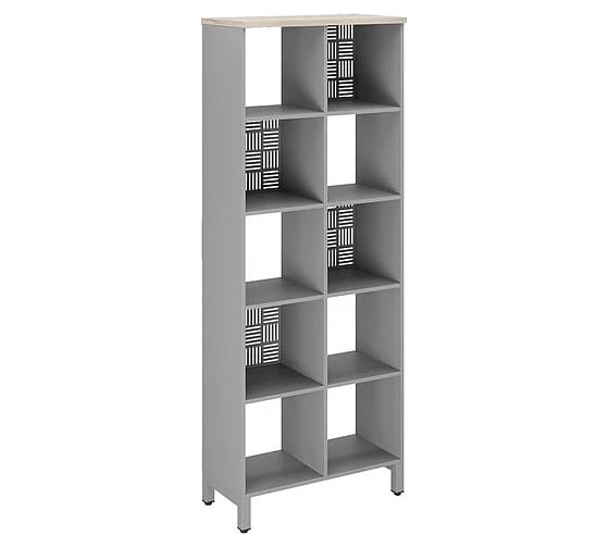 Стеллажная система Kobor SQ-5X2 aluminum/natural 220461