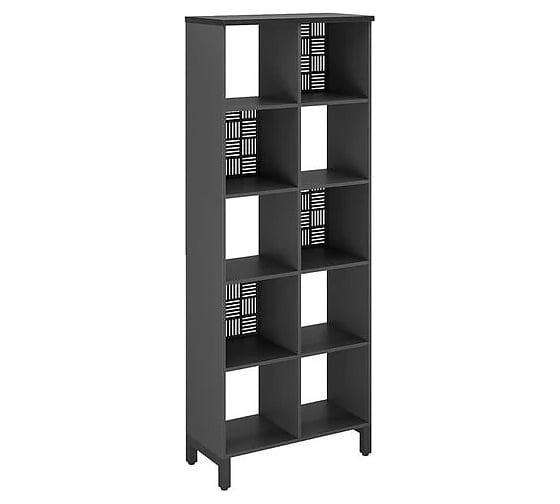 Стеллажная система Kobor SQ-5X2 black/wood 221549