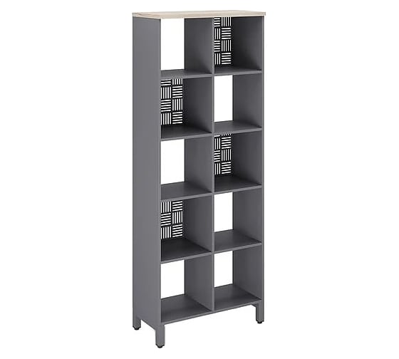 Стеллажная система Kobor SQ-5X2 graphite/natural 220458
