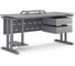 Стол офисный Kobor T-180/80 graphite/chicago 212641 3