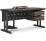 Стол офисный Kobor T-180/80 black/charlston 212600 3