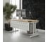 Стол офисный Kobor T-180/70 white/natural 212884 6