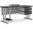 Стол офисный Kobor T-80/80 aluminum/wood 212761 4